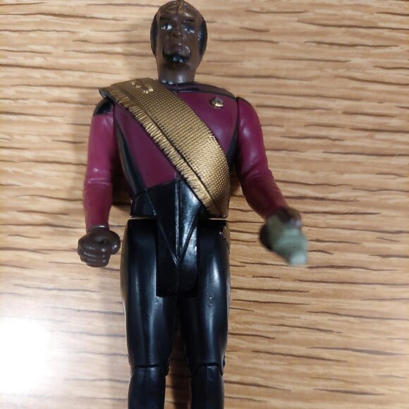 Worf - Star Trek The Next Generation (TNG) -Vintage - Galoob - 1988 - Picture 3 of 3